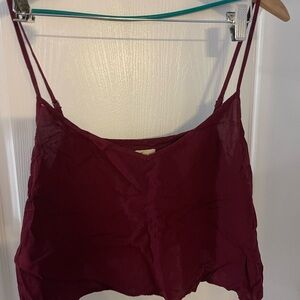 Hollister Burgundy Camisole